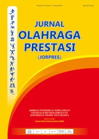 Image of Jurnal Olahraga Prestasi (JORPRES) Volume 18 - Nomor 1 - 2022